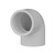 Charlotte Pipe 1" 90 Degree Elbow Pipe Fitting -  Socket x Socket  Contract Pack Schedule 40 PVC Pressure Durable  Easy to Install  and High Tensile for Home or Industrial Use  10 Unit Pack