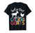 Cute Just A Girl Who Loves Chickens Goats Farmer Girls Gift T-Shirt