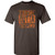 UGP Campus Apparel Straight Outta Cleveland T-Shirt - 3X-Large - Brown