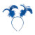 Fun Express - Team Spirit Head Boppers Blue 1 pc - Apparel Accessories - Hats - Head Boppers - 1 Piece