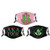 Mouth Bandana For Dust Protection Face Bandana Washable Earloop 3PCS