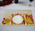 FMSHPON Pumpkin Fruits Autumn Maple Happy Thanksgiving Placemats Table Mats for Restaurant Dining Room Kitchen Table Home Decor 12x18 inch Set of 4