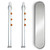 6" Honey Straw  6"  2-pack  ?Orange?