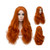 Long Orange Wavy Wig for Girls Women Winshope Curly Natural Heat Resistant Synthetic Hair Wigs for Cosplay Costumes Halloween Party  Include Wig Cap Long Orange Wavy Wig for Girls Women Winshope Curly Natural Heat Resistant Synthetic Hair Wigs for Cosplay Costumes Halloween Party  Include Wig Cap