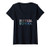 Womens Virtual School  E learning  E school  Remote School V-Neck T-Shirt