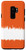 Galaxy S9Plus Modern Stripe Pattern Bright Orange Red  and  White AEW509 Case