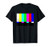 No Signal Television Screen Color Bars Test Pattern T-Shirt