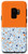 Galaxy S9 Terrazzo Abstract Pattern Modern Orange Neutral Tones Case