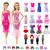 UCanaan 39 Items for 11 Ba-Girl Fashion Dolls Accessories10 Random Pattern Casual Dresses 10 Pairs Shoes 10 Hangers 5 Bags 4 Sling Clothes Birthday Xmas Gift UCanaan 39 Items for 11 Ba-Girl Fashion Dolls Accessories10 Random Pattern Casual Dresses 10 Pairs Shoes 10 Hangers 5 Bags 4 Sling Clothes Birthday Xmas Gift