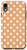 iPhone XR Orange Polka Dot Pattern AEH650 Case