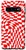 Galaxy S10 Crazy Checkers White Checkered Board Red Girly Phone Case