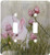3dRose lsp_44348_2"Bunny Rabbit In Grass Peeking Out Behind Pink Wildflowers Toggle Switch