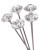 Three Legs Crystal Diamante Corsage Pins pk/200 (Clear)