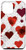 iPhone 12 mini White Grunge Hearts Paint Splat Colorful Abstract Cute Case
