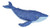 Wild Republic Blue Whale Plush, Stuffed Animal, Plush Toy, Gifts for Kids, Cuddlekins 13 Inches