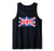 United Kingdom UK Flag Paint Style Tank Top