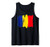 Romania Flag Paint Style Tank Top