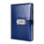 ARRLSDB A5 PU Leather Diary with Lock  Journal with Combination Lock Password Journal Locking Journal Diary  Dark Blue