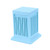 CHUZI Barbecue Skewer Maker Box 49 Holes Reusable Meat Kebab Maker Machine Grill Barbecue Kitchen Accessories BBQ Tools Blue