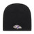OTS NFL Baltimore Ravens Men's Beanie Knit Cap  Team Color  One Size