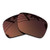 SEEABLE Premium Polarized Mirror Replacement Lenses for Oakley Jawbone Sunglasses - Brown