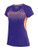 Mizuno Running Women's Phoenix Printed Tee  Large  Purple Orange Popsicle