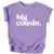 Big Cousin T-Shirts for Girls Fun Family Outfits Purple Shirt