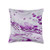 YO Cool Design Gift Abstract Color Pattern White Purple Throw Pillow  16x16  Multicolor