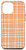 iPhone 12 Pro Max Mid Century Modern Woven Pattern in Orange and White Case