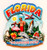 Florida State Montage Wood Fridge Magnet 2
