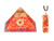 Carnelian Orgone Pyramid  and  Pipe Pendant Prosperity Crystal Gemstone Chinese Coin Reiki Healing Chakra Balancing Home Goods Decoration Good Luck Chakras Stones Vastu Feng Shui Aura Cleansing 2.5-3 inch