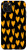iPhone 11 Pro Max Orange Hearts Black Background Pattern Halloween Colors Case