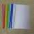 Pack Of 10 Transparent File Folder Sliding Bar Report Covers for A4 Report Display Cover Organizer Binder,Assorted Color
