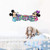YttBuy Baby Mickey Minnie Mouse Wall Decals Colorful Stickers Interior Decor Nursery Baby Room Decor