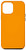 iPhone 12 Pro Max Light Orange Phone Protective Cover Case - Plain Solid Color Case