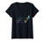 Womens Cactus Heartbeat Plant Watering Garden Flowers Pot Gardener V-Neck T-Shirt
