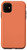 iPhone 11 Simple Chic Solid Color Classic Tangerine Orange Case