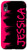 iPhone XR Jessica Name Cool Modern Girly Pink Paint Brush Stroke Black Case