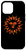 iPhone 12 Pro Max Orange-Black-Sun-Face-Burnt Case