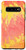 Galaxy S10 Red Pink Orange Trippy Abstract Paint Drip Splash Runny Case