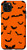 iPhone 11 Pro Max Halloween Bat Spooky Pattern Orange Case