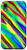 iPhone XR Abstract Rainbow Paint Stripes Case