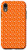 iPhone XR White Blaze Orange - Dalmation Animal Print Spot Pattern Case