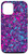 iPhone 12 12 Pro Confetti Splatter Purple Pink Yellow 70s Retro Paint Pattern Case