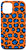 iPhone 12 12 Pro Orange And Blue Leopard Print Phone Case Cheetah Pattern Case
