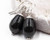 Sterling Silver Teardrop Earrings made with Mystic Black Simulated Pearls from Swarovski  Dangle Drop Jewelry Gift