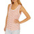 Sanctuary Womens Ruby Linen Striped Tank Top Orange M