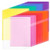 Multicolor Transparent Plastic Sleeves Poly Document Folders Plastic File Pockets Archival Plastic Document Sleeve A4 Letter Size Purple