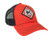 Allis Chalmers Tractor Hat  Orange and Black Mesh  Vintage Logo
