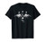 Anarchy Eagle Wings Paint Splatter Stars Graphic T-Shirt